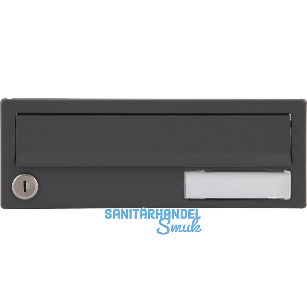 RENZ Ersatzt�re f�r Hausbrieffachanlage 300 x 110 mm, basaltgrau RAL7012
