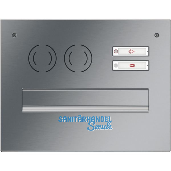 RENZ Frontplatte eckig, 360 x 280 mm, Stahl RAL 9016