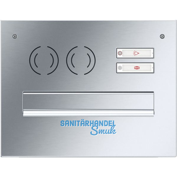 RENZ Frontplatte eckig, 360 x 280 mm, Edelstahl