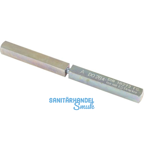 OGRO Dr�ckerstift PR 120 FS - Vierkant: 9 mm, geteilt, 77/77, Stahl verzinkt