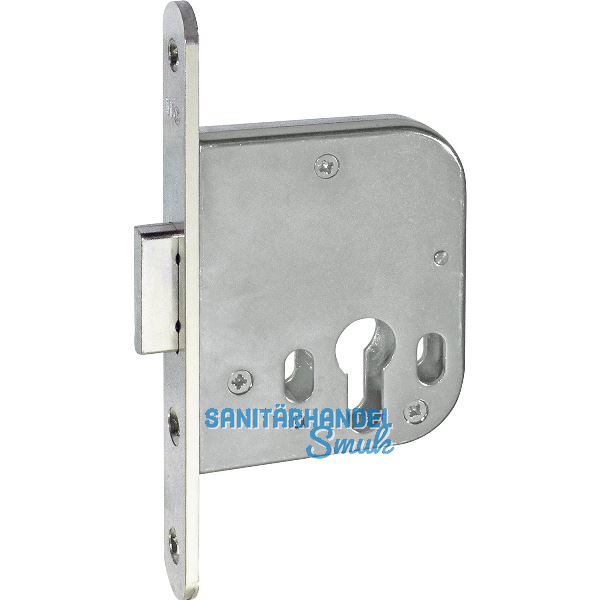 WG Einstemm-Riegelschloss WG 48 R PZ, DM 70 mm, Edelstahl-Effekt