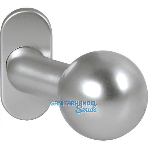 OGRO Knopfdr�ckerlochteil PREMIUM 8350 V/6620 - mit Rosette, Alu silber eloxiert