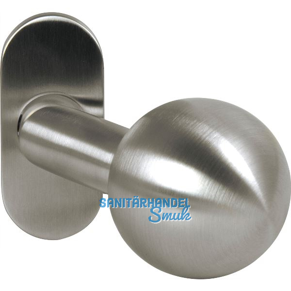 OGRO Knopfdr�ckerlochteil PREMIUM 8350 V/6621 - mit Rosette, Edelstahl matt