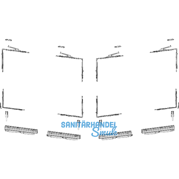 HAUTAU ATRIUM HKS 200 Z/TWIN Stulp Grundkarton, Versatz 13 mm, 200 kg