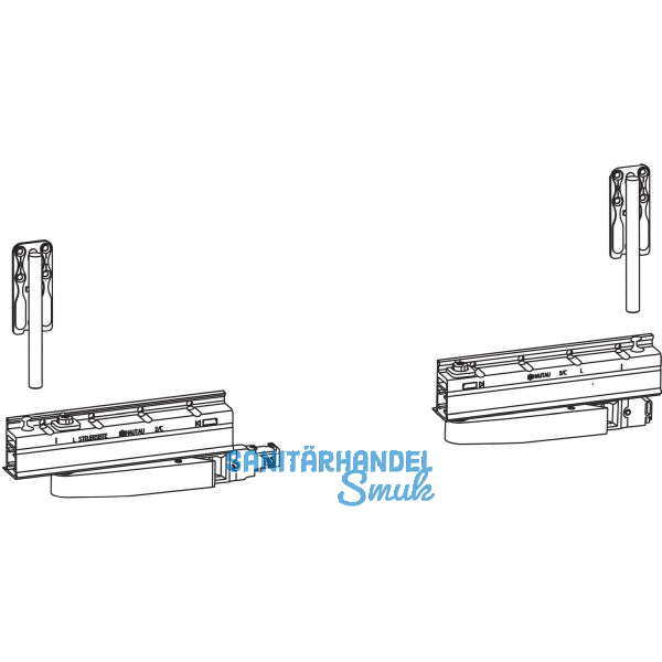 HAUTAU ATRIUM HKS 200Z/160S Grundkarton Laufwagen 160 kg rechts f�r Fremdsysteme