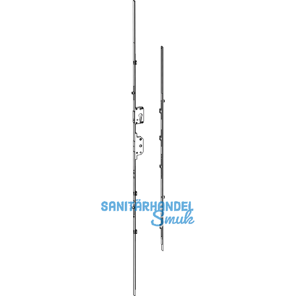 HAUTAU ATRIUM HKS 200 Z H�henteil-Set EG PZ sperrbar, DM 45, FFH 1901-2100 mm