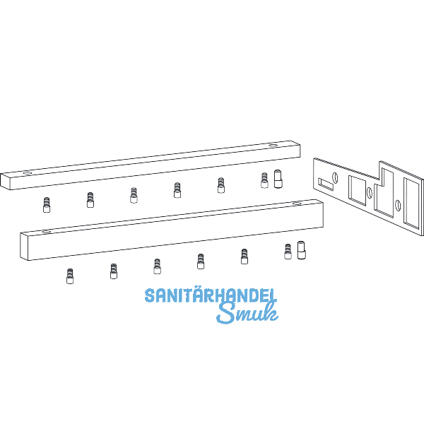 HAUTAU ThermoTop Schwellenverbinder-Set, Schwarz RAL 9005