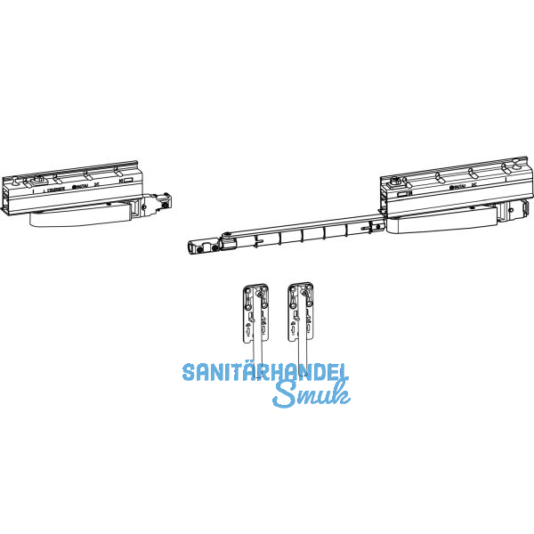 HAUTAU ATRIUM SP komfort Grundkarton Laufwerk, links, 160 kg
