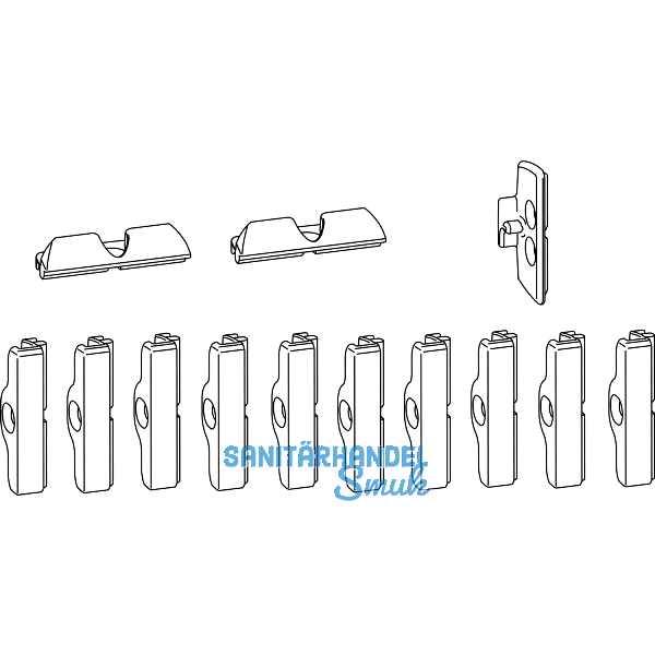HAUTAU ATRIUM HKS 200 Z Schlie�teil Zubeh�r-Beutel, Eurofalz glatt 12/24 mm