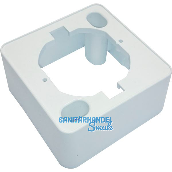 HAUTAU Aufputzrahmen f�r Zeitschaltuhr, Kunststoff wei�