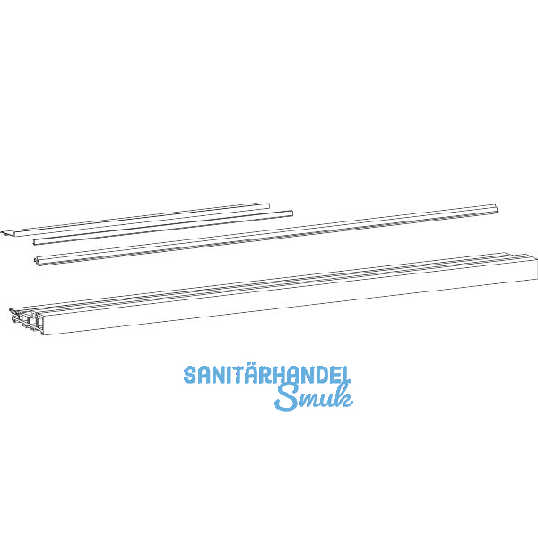 HAUTAU ThermoTop 2.1 Bodenschwellen-Set GEALAN S 9000, L=6500 mm, grau