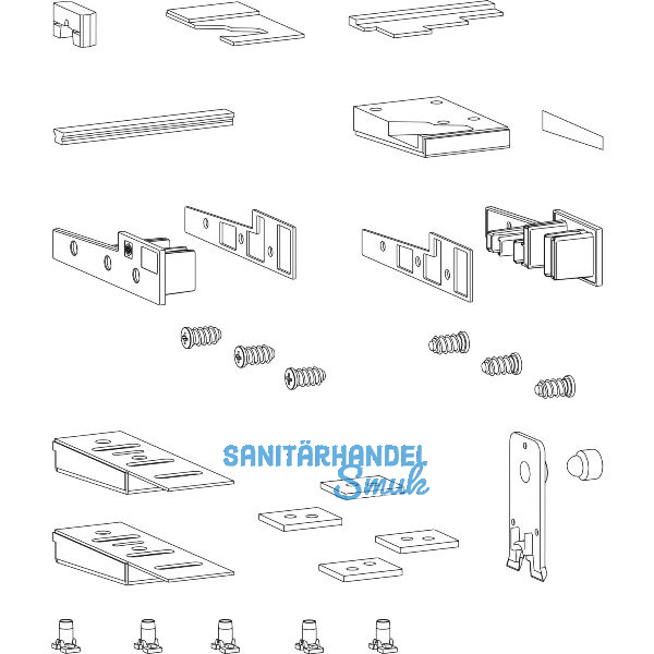 HAUTAU ThermoTop 2.1 comfort Zubeh�r-Beutel Holz/Alu, TS 78 mm, Schema A, links