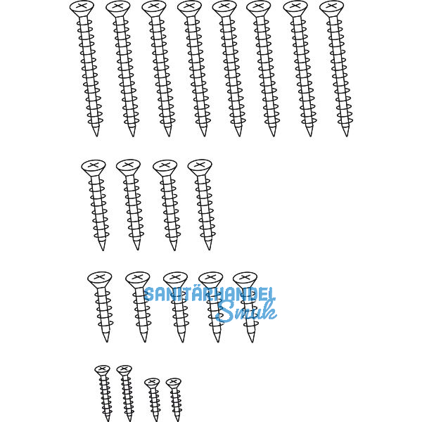 HAUTAU ATRIUM HS Schrauben-Beutel, REHAU Synego