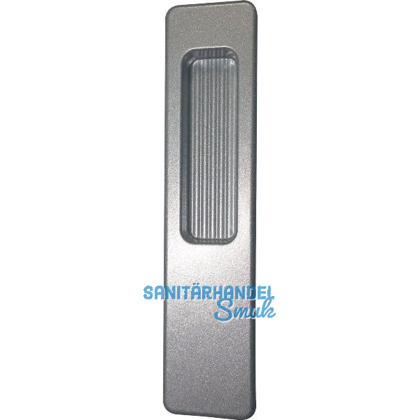 HAUTAU ATRIUM HS Griffmuschel au�en mit Schrauben M5x100 mm, Aluminium silber