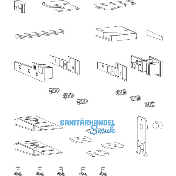 HAUTAU ThermoTop 2.1 comfort Zubeh�r-Beutel Holz, TS bis 68 mm, Schema A, rechts