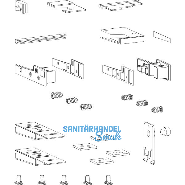 HAUTAU ThermoTop 2.1 comfort Zubeh�r-Beutel Holz, TS bis 78 mm, Schema A, rechts
