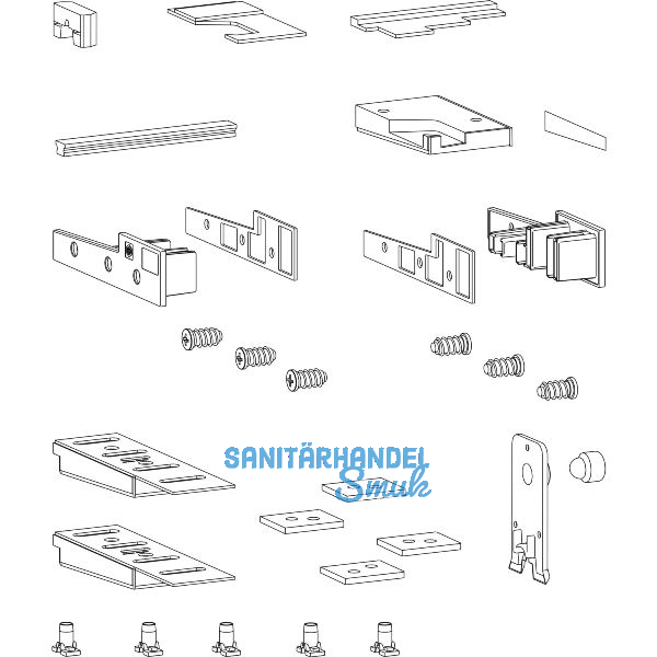 HAUTAU ThermoTop 2.1 comfort Zubeh�r-Beutel Holz, TS bis 88 mm, Schema A, rechts