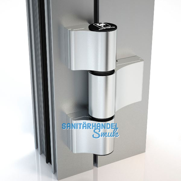 HAHN T�rband 4 AT, 3-teilig 20/65/58 mit Ankerschraube, wei� RAL 9016