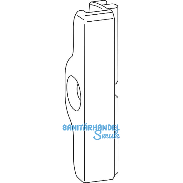 HAUTAU ATRIUM HKS 200 Z Schlie�teil Holz Eurofalz glatt 12/18-9 mm silber