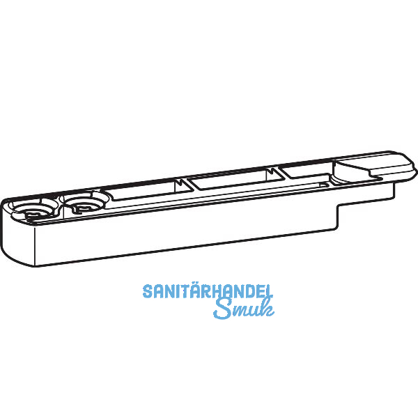 HAUTAU ATRIUM SP komfort Steuerteil oben zu Gleitschere links silber