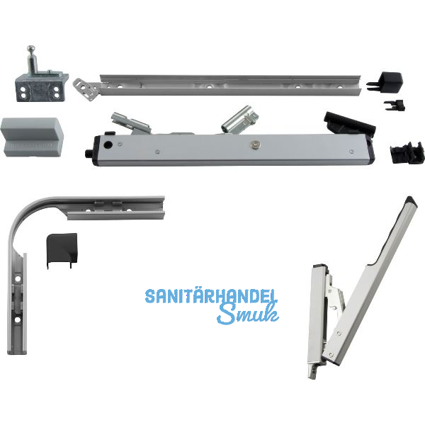 HAUTAU FL190 �ffnerschere mit Aufschraub-Fl�gelbock Euronut Ausf�hrung E silber