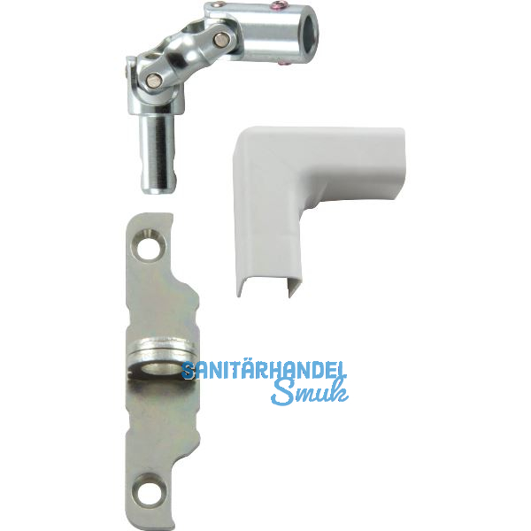 HAUTAU FL190 Winkel-Doppelkreuzgelenk-Set 200 WA Stahl verzinkt / silber