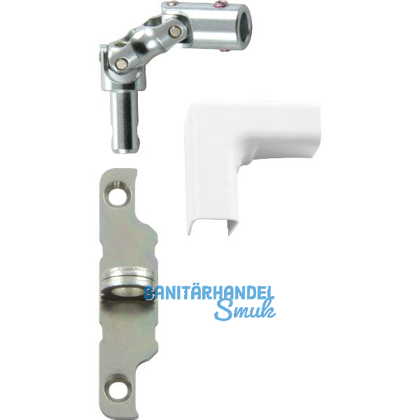 HAUTAU FL190 Winkel-Doppelkreuzgelenk-Set 200 WA Stahl verzinkt / wei�