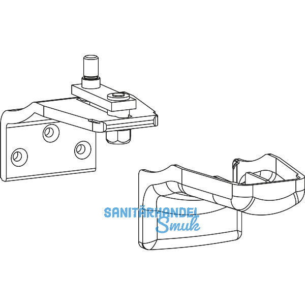 HAUTAU Fl�gelbock SBS Comfort Drive Stahl verzinkt Abdeckung grau