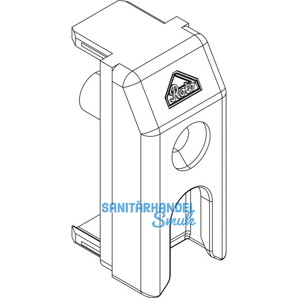 ROTO NT/NX Schlie�st�ck Stulp Mittelpartie gegen�berliegende Beschlagsnut Zink