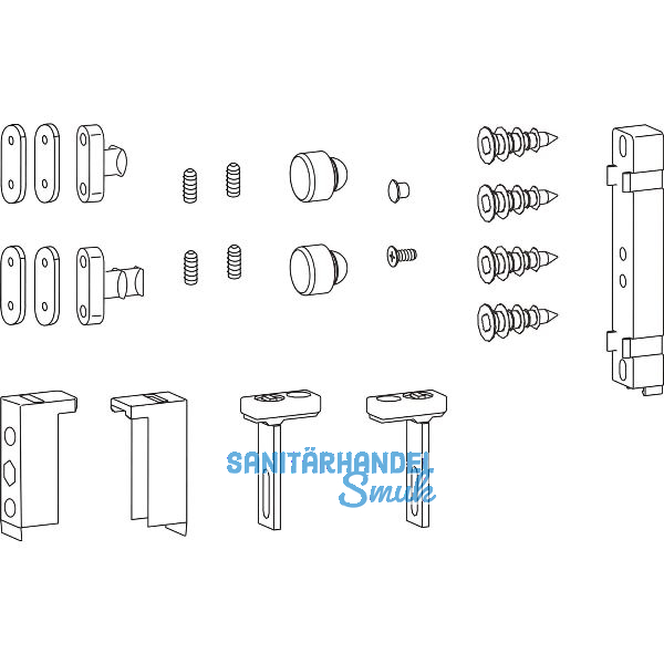 HAUTAU ATRIUM HS Zubeh�r-Beutel 403 f�r PROFINE PremiDoor, Schema A