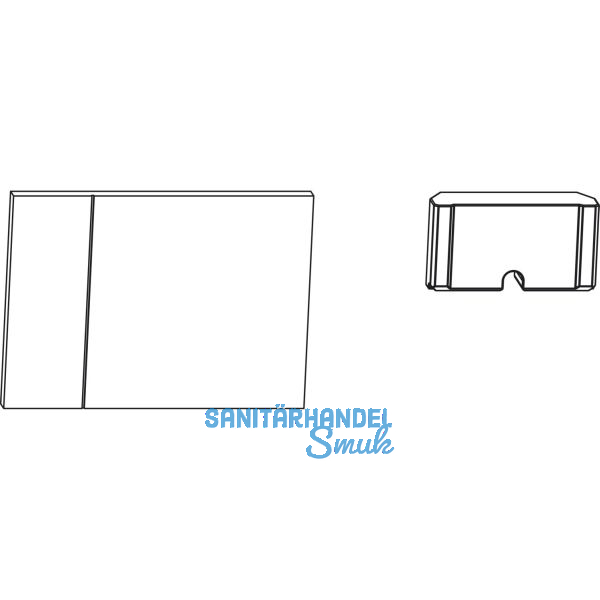 MACO HS Zubeh�r-Beutel f�r Laufschiene unten flach Holzschwelle, schwarz