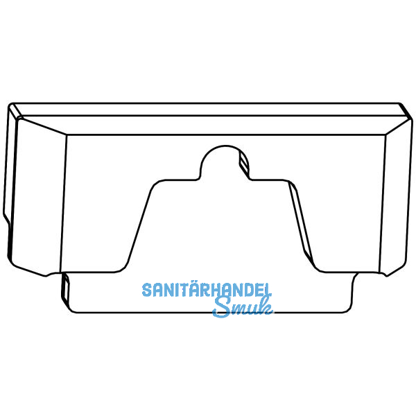 MACO Fiber-Therm Dichtungsst�ck f�r Laufschiene hoch, silber (454858)