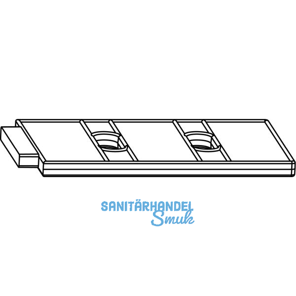 MACO Fiber-Therm Aufsatzdichtung f. Dichtungsplatte, 42mm, Holz, silber (454861)