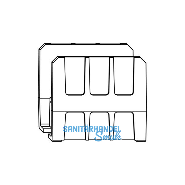 MACO HS Nutabst�tzung f�r 300 kg, silber (359802)