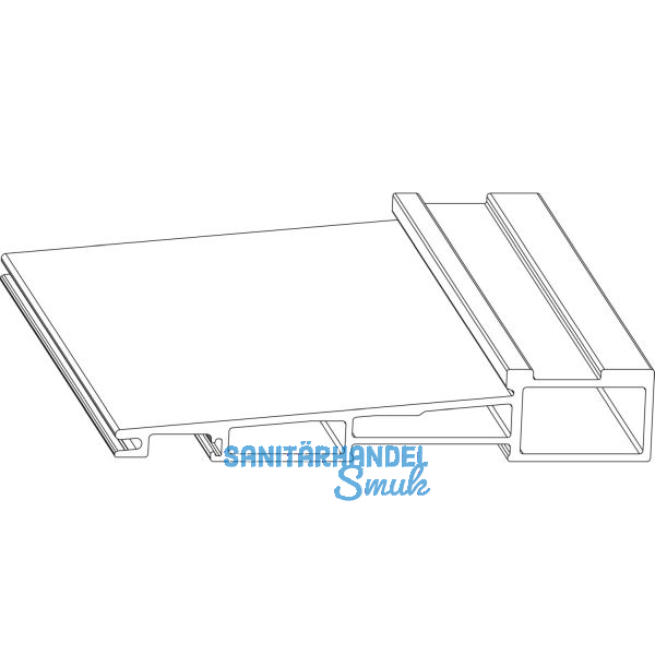MACO Fiber-Therm Bodenschwelle Grundk�rper 240, L=3500 mm, silber (466910)