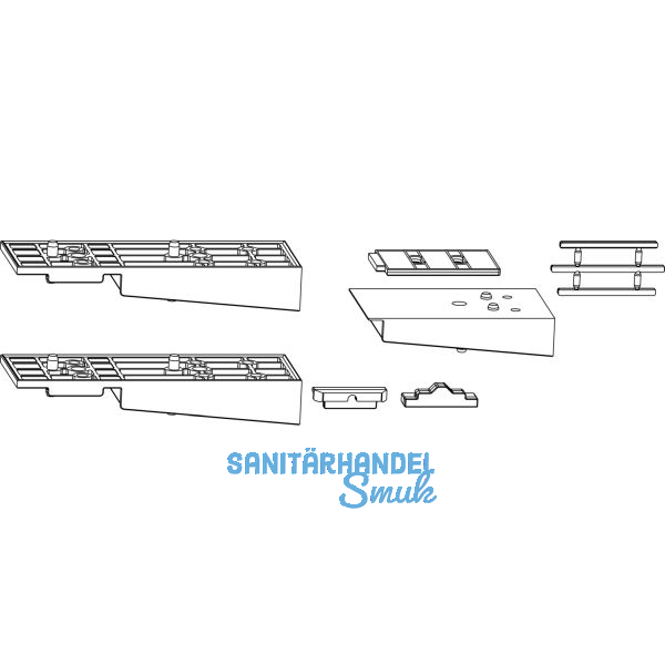 MACO Fiber-Therm Zubeh�r 98/28, Laufschiene hoch, Schema A, silber (102730)