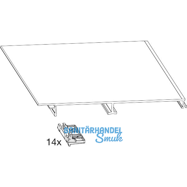 MACO Fiber-Therm Trittschwelle zu Grundk�rper 240, L=5000 mm, silber