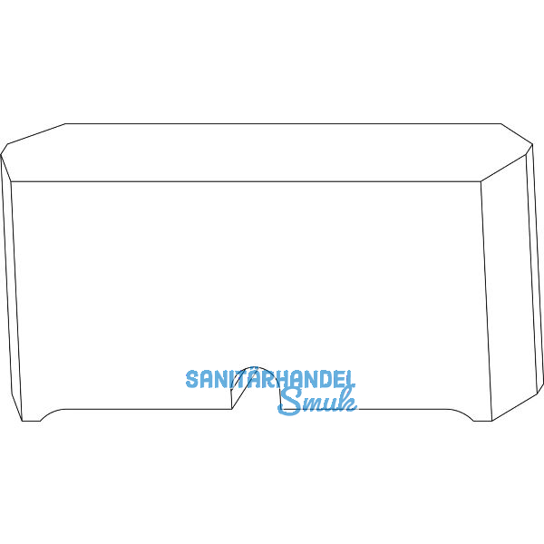 MACO Fiber-Therm Dichtungsst�ck f�r Laufschiene flach Schema C, schwarz (473390)