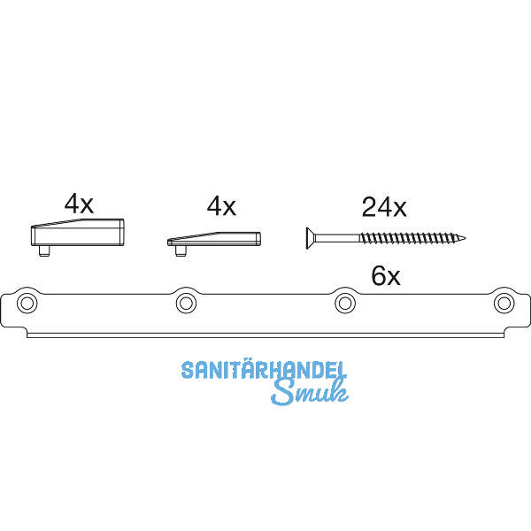 MACO HS Zubeh�r RC2 f�r Dichtungsschiene PVC, f�r Holz, schwarz (105383)
