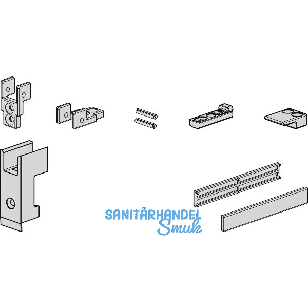 GU HS SilentClose/StopUnit Zubeh�r P1786 GS geschlossen Schema A schwarz