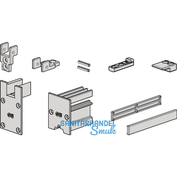 GU HS SilentClose/StopUnit Zubeh�r P1786 MS offen Schema A LS 10 mm grau
