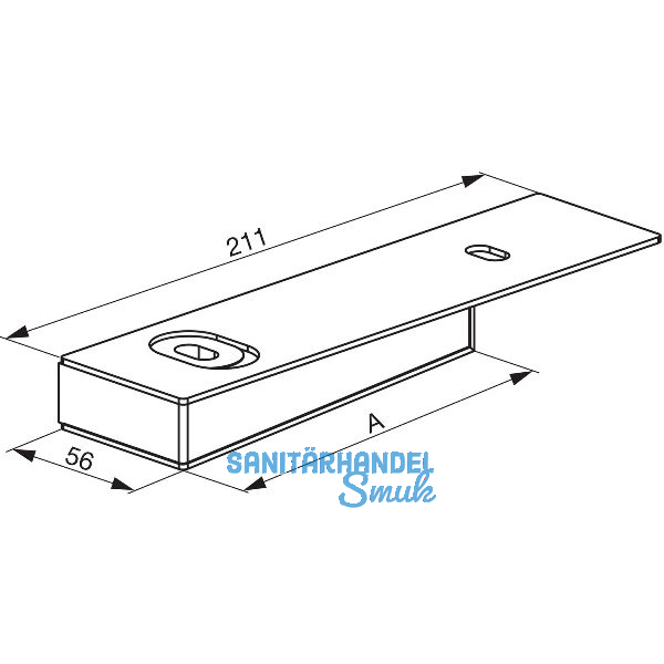 GU Thermostep 204 Rahmen-Eckverbinder-Set unten IV88/90/92