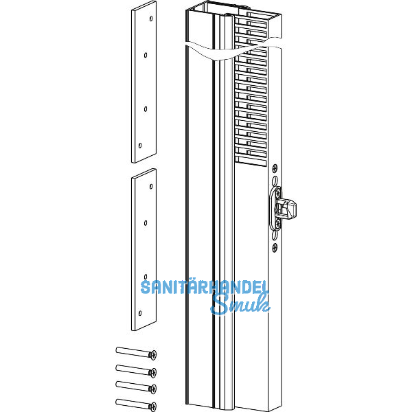 GU HS-Spaltl�ftung komplett, FH 1235-1865 mm