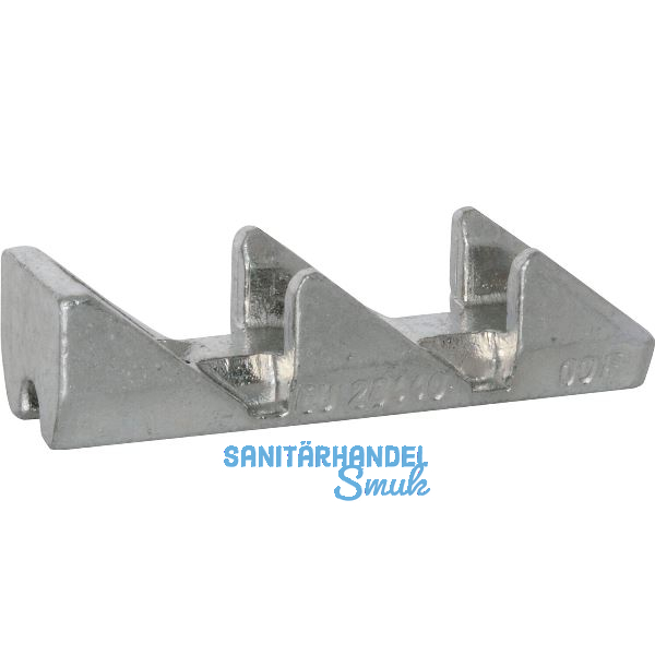 GU HS Riegelbock f�r Spaltl�ftung, mit Holzschraube f�r Einbruchschutz, silber