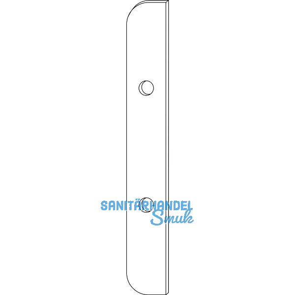 GU HS Anbohrschutz RC2 f�r Hebegetriebeschloss au�en DM 37,5 mm Stahl verzinkt