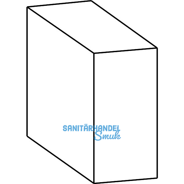 GU HS Dichtungsgummi 23x23x8 mm getriebeseitig oben EPDM schwarz