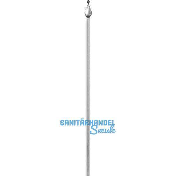 ARTEFERRO Lanzenstab, rund, glatt, 1000 mm, Schmiedeeisen