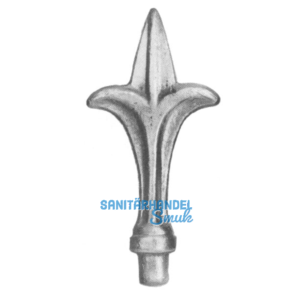 ARTEFERRO Spitze H�he 125 mm, Base D, Firenze, Schmiedeeisen