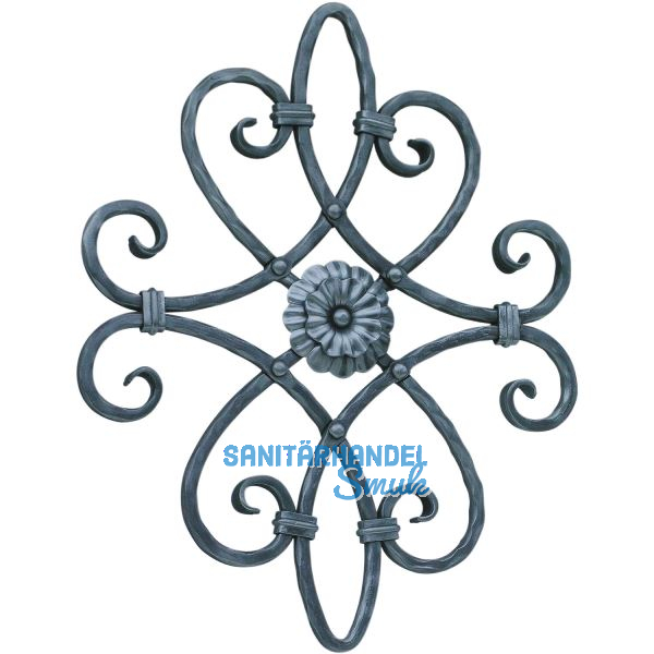 ARTEFERRO Zierelement, Profil 12 x 12 mm, 430 x 530 mm, Schmiedeeisen