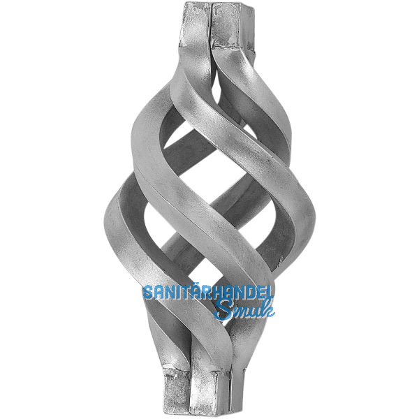 ARTEFERRO Zirbel, Profil 12 x 12 mm, 60 x 125 mm, Schmiedeeisen